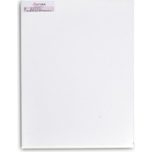 SANATOFİS Sanatofis Profesyonel Tuval 30 x 30 cm Standart Şase Özellikli Beyaz Renk