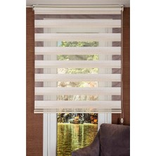 Koçtaş Plus Büyük Boy Zebra Stor Krem
