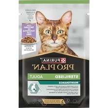 Ulu Pazarlama Pro Plan Sterilised Kısırlaştırılmış Kediler Için Hindili Yaş Mama 85 Gram