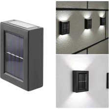 Sayarmarkt Solar Lamba Dekoratif Aplik Su Geçirmez LED Işıklı Duvar Lambası