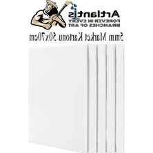 Ulu Pazarlama Beyaz Fotoblok Maket Kartonu, 5 mm Kalınlık, 50X70 Cm, 5 Adet