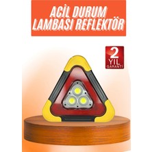 Sayarmarkt Reflektör Güneş Enerjili Taşınabilir Portatif Acil Güvenlik Işığı Araba Acil Uyarı Işı�