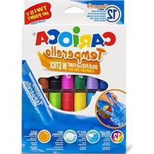 Ulu Pazarlama Stick Poster Boyama Kalemi Seti, 12 Canlı Renk, Yaratıcı Projeler Için