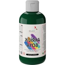 Ulu Pazarlama Koyu Yeşil Renk Akrilik Boya - 250 gr