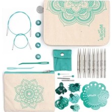 Ulu Pazarlama Değiştirilebilir Paslanmaz Çelik Örgü Iğneleri Seti, 10 Cm, 7 Farklı Boyut