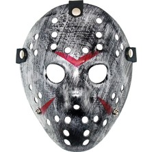 Freedom Storee Jason Maskesi Hannibal Maskesi Metal Gümüş Renk 20X25 cm