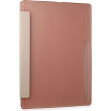 Freedom Storee Samsung Galaxy X910 Tab S9 Ultra 14.6 Kılıf Kalemlikli Mars Tablet Kılıfı - Rose Gold