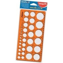 Ulu Pazarlama Daire Şablonu, 1mm'den 35MM'YE Kadar Kesim Imkanları