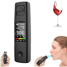 Ulu Pazarlama Taşınabilir Alkol Ölçüm Test Cihazı Trafik Alkol Tester Yüksek Hassasiyet Hızlı Tepki Şarjlı Dahili Pil