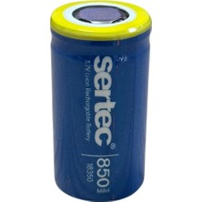 Freedom Storee Sertec 18350 3.7V 850 Mah Li-Ion Şarjlı Pil - 1c
