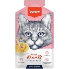 Ulu Pazarlama 50 Gram Tekli Karidesli Ton Balığı Eti Çorbası, Kedi Için