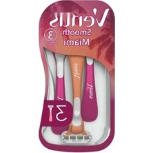 Ulu Pazarlama Kadınlar Için 3'lü Kullan At Pürüzsüz Tıraş Bıçağı Seti