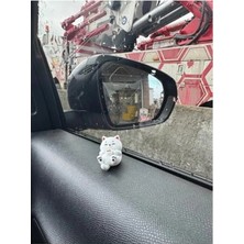 Ulu Pazarlama Kedi Temalı Torpido Süsü, Kahve Içen Şirin Kedi Tasarımı