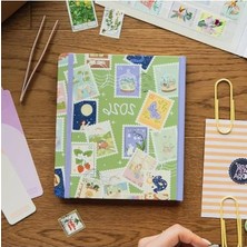 Ulu Pazarlama Dikey Haftalık Ajanda, 12 Aylık Sert Kapak, 18 x 20 Cm, Yeşil