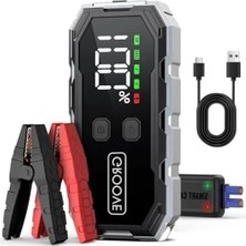 Ulu Pazarlama 2000A Taşınabilir Akü Takviye Cihazı, 15800MAH Güç Kapasitesi