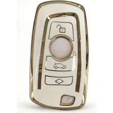 Ulu Pazarlama Autohan Keys Bmw Akıllı Anahtar Silikon Koruma Kılıfı, F01 F10 F20 F30 Serisi Için, Nano Yüksek Kalite, Beyaz