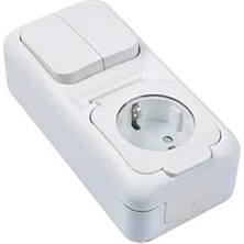 Ulu Pazarlama Şeffaf Kapaklı Beyaz Komütatör ve Topraklı Priz, Pratik Bağlantı