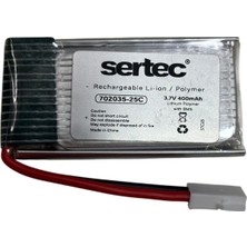 Freedom Storee Sertec / 702035 / 3.7V - 400MAH - 25C Beyaz Soket