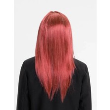 Freedom Storee Kızıl Renk Düz Kesim Uzun Parti Peruğu Takma Saç