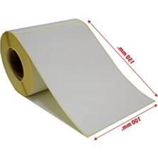 Ulu Pazarlama 150X100 mm Termal Barkod Etiket Rulosu, 250 Adet, 15X10.10X15