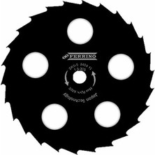 Ferrino Japon Bıçak Daire Testere 255 mm 5 Delikli Siyah