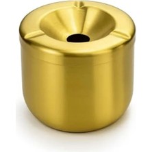 Ulu Pazarlama Portatif Altın Renkli Kül Tablası ile Modern ve Şık Tasarım