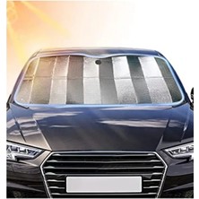 Ulu Pazarlama Katlanabilir Vantuslu Güneşlik, Araç Ön Camı Için