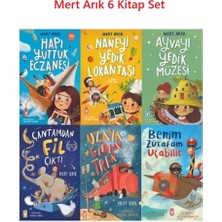 Hapı Yuttuk Eczanesi - Naneyi Yedik Lokantası - Ayvayı Yedik Müzesi - Çantamdan Fil Çıktı - Uzaya Giden Tren - Benim Zürafam Uçabilir / 6 Kitap Set -Mertarık