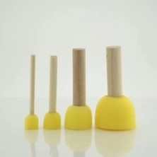 Ulu Pazarlama 4'lü Sünger Fırça Seti, Farklı Boyutlar