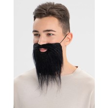 Najmaddin Siyah Renk Takma Sakal Bıyık Takımı