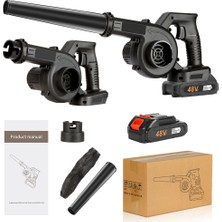 Mdhl CF-J001 48V Şarjlı El Fanı - Kablosuz Turbo Hava Üfleme ve Kurutma Makinesi (Yüksek Basınçlı)