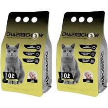 Ulu Pazarlama 10 Lt Çiçek Kokulu Topaklanan Kedi Kumu Iki Paket