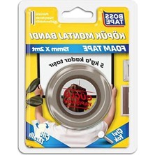 Ulu Pazarlama Çift Taraflı Köpük Montaj Bandı, 2 Metre Uzunlukta