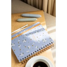 Ulu Pazarlama Lastikli A5 Spiralli Çizgili Not Defteri, Arı Desenli