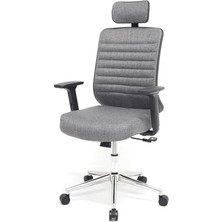 Ulu Pazarlama Koyu Gri Ofis Koltuğu, Konforlu Makam ve Çalışma Koltuğu