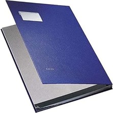 Ulu Pazarlama Imza Dosyası Pp 10 Bölmeli, Mavi