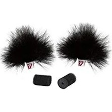 Ulu Pazarlama Rycote 065555 Ristretto Siyah Renk Yaka Mikrofonu Rüzgar Koruyucu