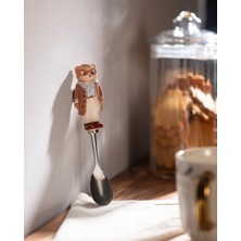 Madame Coco Bonny Ayı Bear Kaşık - Bej/mavi