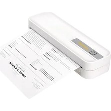 Ulu Pazarlama Kablosuz Mobil A4 Yazıcı - Taşınabilir ve Şarj Edilebilir