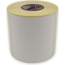 Ulu Pazarlama Eko Termal Kargo Etiketi, 100MM x 100MM Ruloda 500 Adet