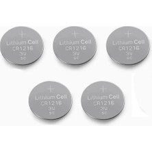 Freedom Storee Yuma CR1216 Süper Lityum 3V 5’li Kart Düğme Pil