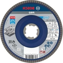 Ulu Pazarlama Metal X571 Yelpaze Taşlama Diski, 125 mm Çapında ve Granülasyon 60