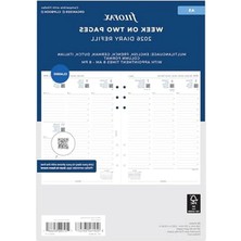 Ulu Pazarlama Iki Sayfada A5 Hafta, 5 Dilde Randevular, 2026 Ajandası, 26 – 68514