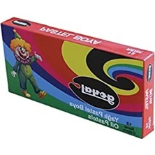 Ulu Pazarlama Yağlı Pastel Boya 12 Renk