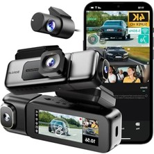 Ulu Pazarlama 4K Araç Kamerası, Gece Görüşü ve Gps Özellikli