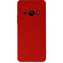 Freedom Storee Xiaomi Redmi A3 4g Kılıf Nano Içi Kadife Silikon - Kırmızı