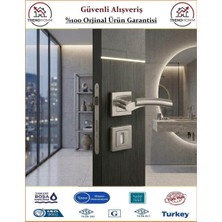 Sofuoğlu Batum Rozetli Kapı Kolu - Nikel Saten - Orjinal Ürün - Oda