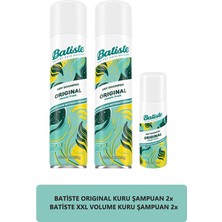 Batiste Orijinal Kuru Şampuan Avantaj Seti – 2 Adet 200 ml + Seyahat Boy