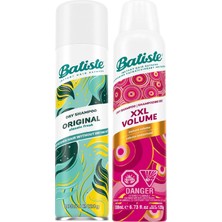 Batiste Kuru Şampuan Seti 200 ml X2 – Original Temizlik + Xxl Volume Hacim Etkisi