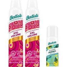 Batiste Xxl Volume Kuru Şampuan 2 x 200 ml + Original 50 ml – Hacim Veren Avantaj Seti